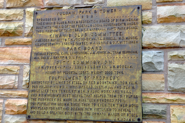 sign in the Vulcan Museum entrance